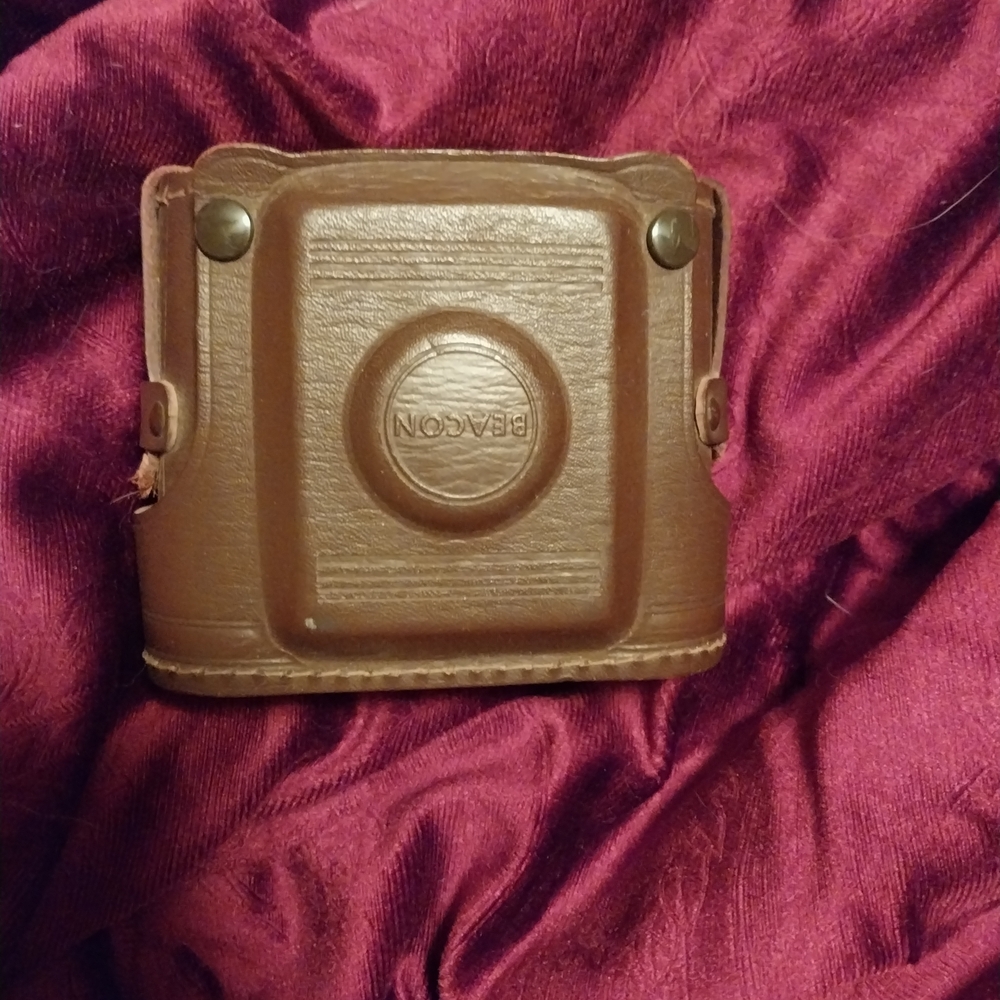 Brown Leather Camera Case
